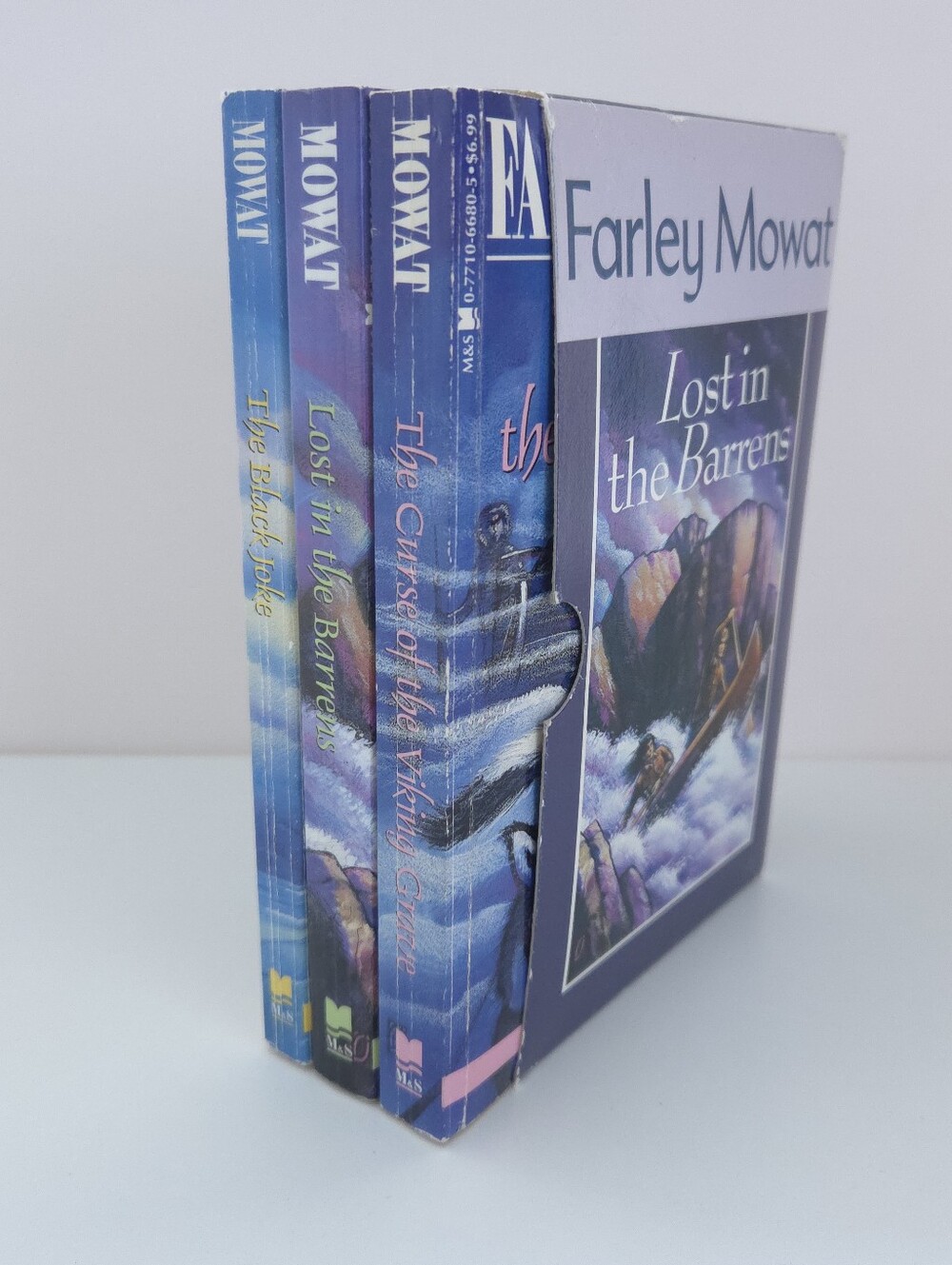 Farley Mowat Paperback Book Set 1995-97